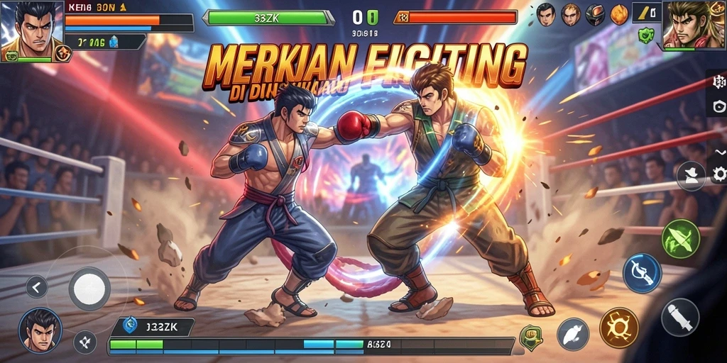 Tampilan gameplay 33ZK yang intens dan dinamis.
