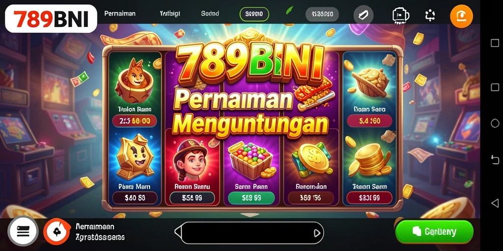 Screenshot gameplay <strong>789BNI</strong> dengan tampilan slot yang menarik.