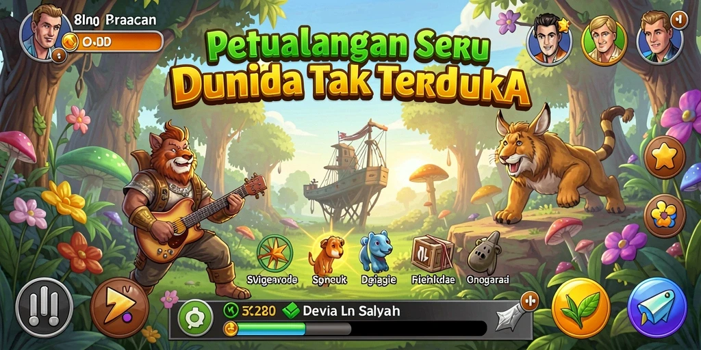 Tangkapan layar gameplay <strong>8ID</strong> yang menunjukkan petualangan seru di dunia misterius.