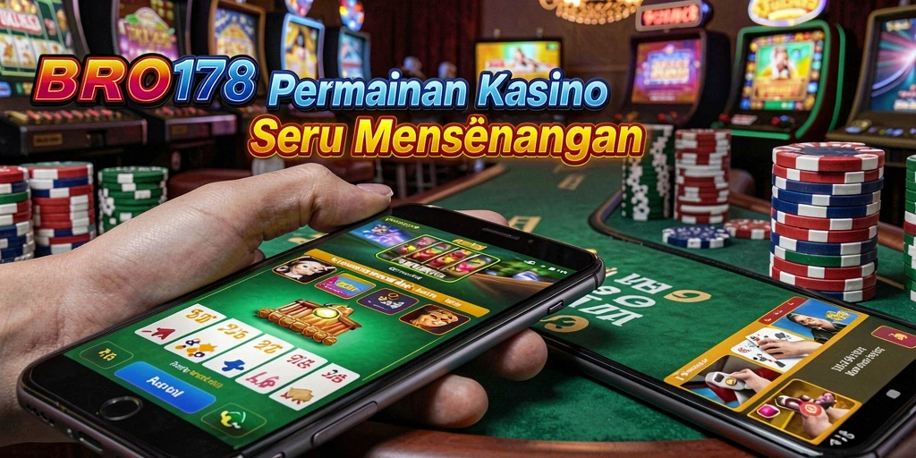 Tampilan menarik dari permainan Kasino di BRO178.