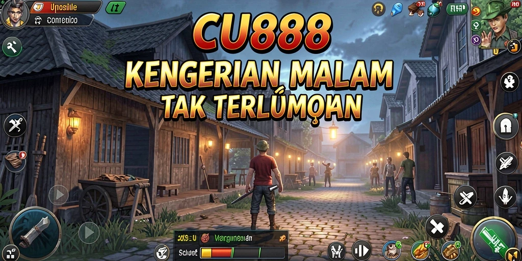 Gameplay CU888 yang penuh kengerian dan kejutan.