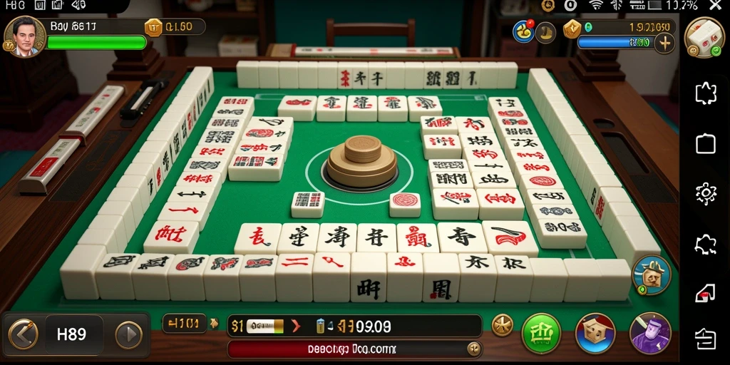 Gameplay menarik H89 saat bermain Mahjong dengan teman-teman.