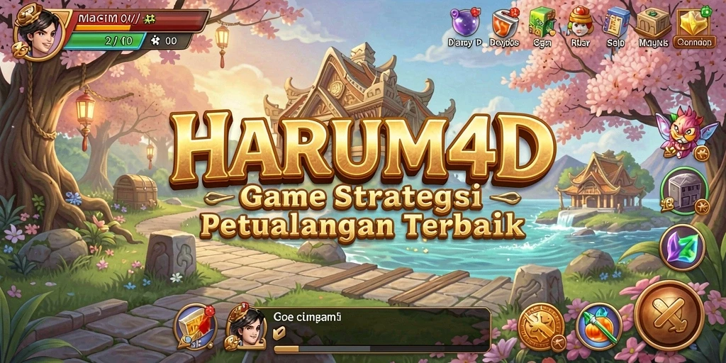 Tampilan gameplay menarik dari HARUM4D dengan strategi yang mengasyikkan.