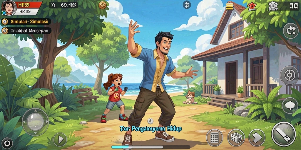 Tampilan screenshot HR89 yang menunjukkan suasana gameplay yang realistis.