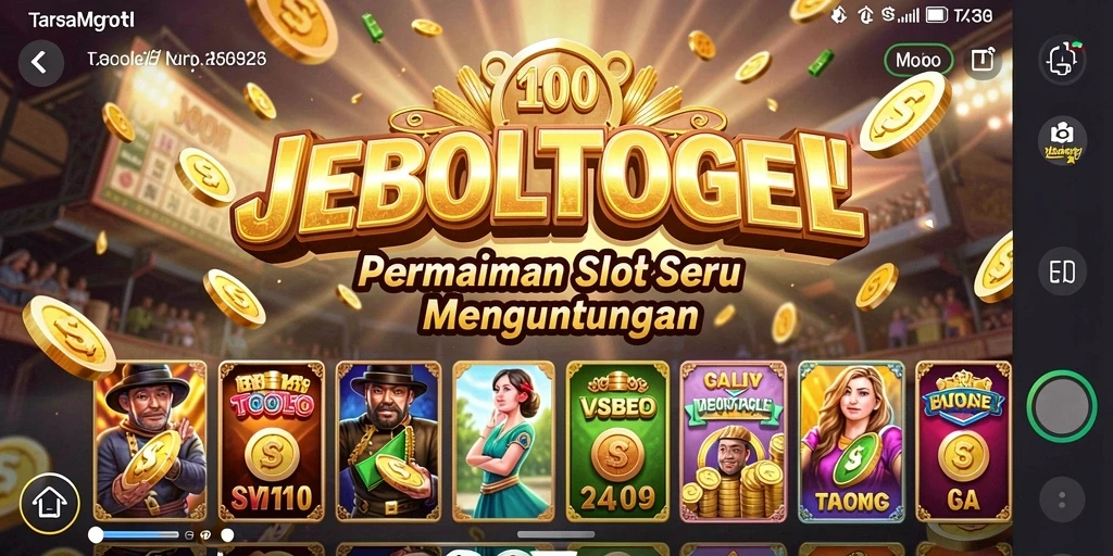 Tampilan menakjubkan gameplay Slot di JEBOLTOGEL.
