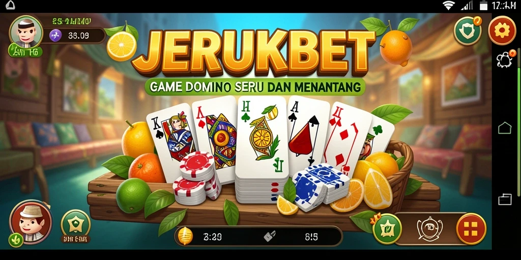 Tampilan permainan JERUKBET yang menarik dan interaktif.