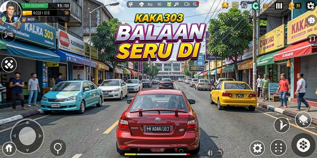 Gameplay KAKA303 yang menegangkan di jalan raya.