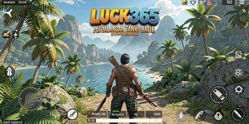 Tangkapan layar gameplay LUCK365 menampilkan eksplorasi dunia terbuka yang menakjubkan.