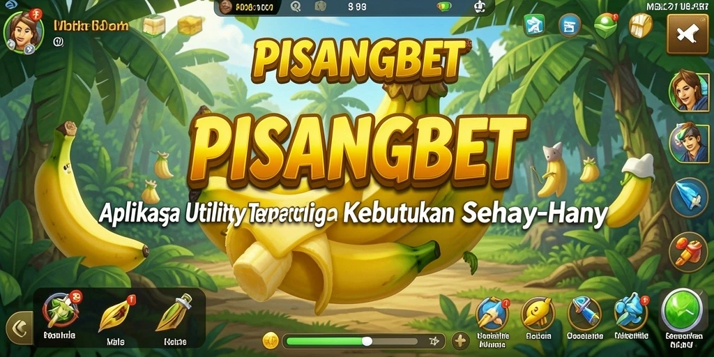 Tampilan antarmuka PISANGBET yang sederhana dan informatif.