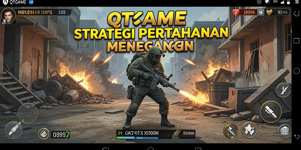 Tampilan gameplay QTGAME yang menegangkan dan penuh strategi.