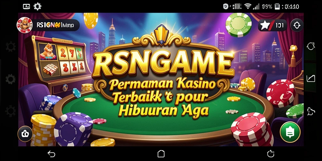 Tampilan gameplay RSNGAME yang menegangkan dan menghibur.