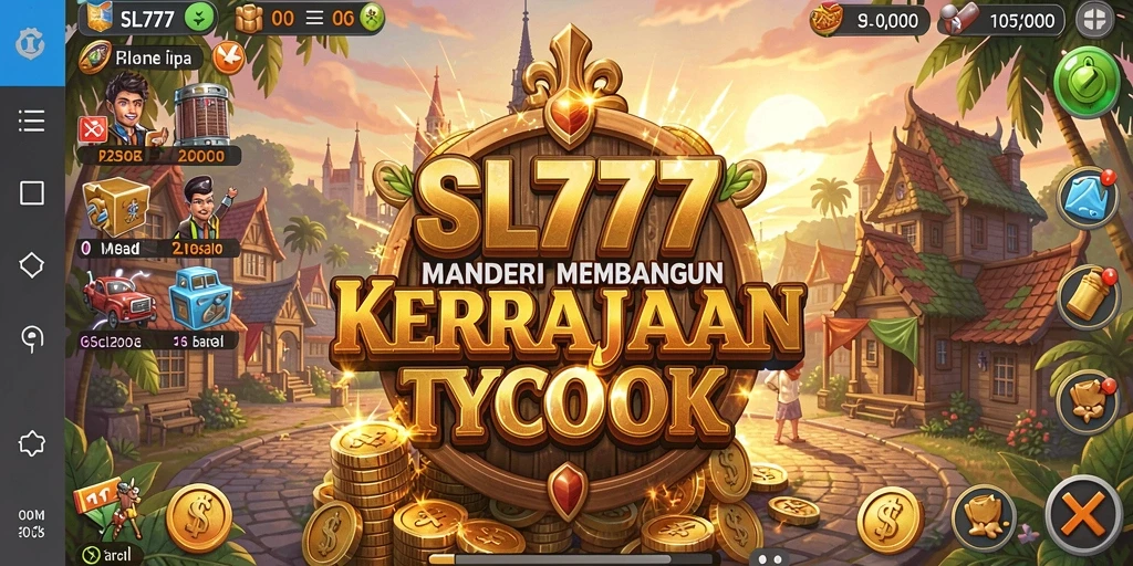 Tampilan gameplay SL777 yang menampilkan berbagai strategi Tycoon.