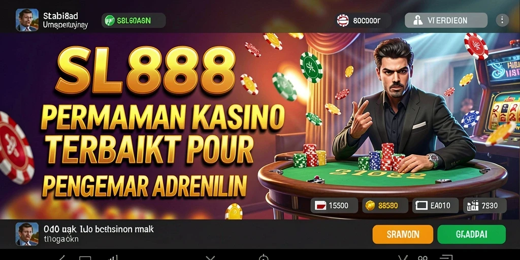 Tampilan gameplay yang mendebarkan di SL888, nikmati sensasi Kasino nyata.