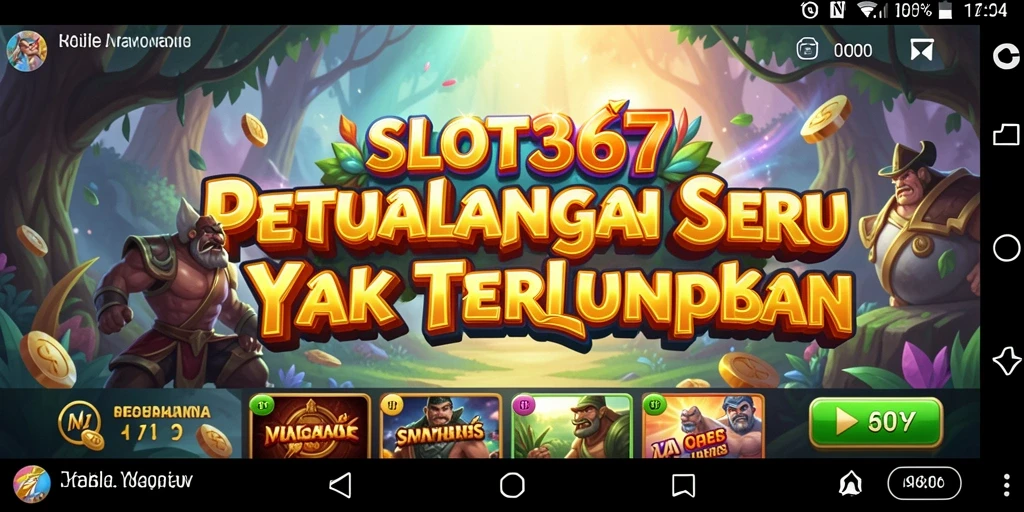 Tampilan gameplay SLOT367 yang menakjubkan dan mendebarkan.