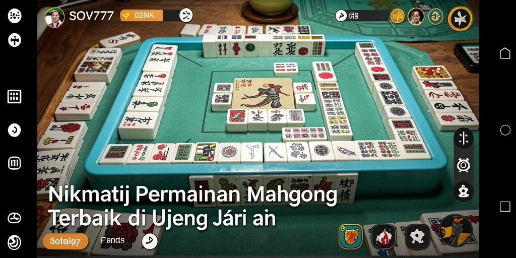 Tampak gameplay Mahjong yang seru dan menantang di SOV777.