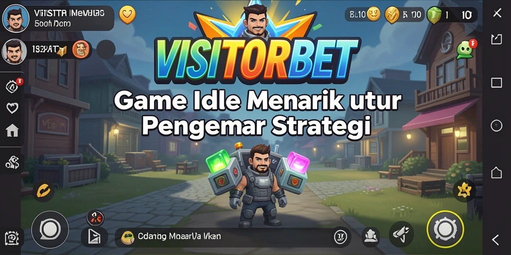 Tampilan gameplay VISITORBET yang menarik perhatian dengan fitur Idle.