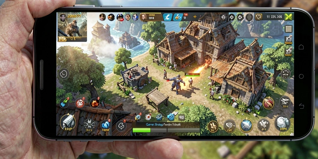 Tampilan gameplay ZORO77 yang menarik dan strategis.